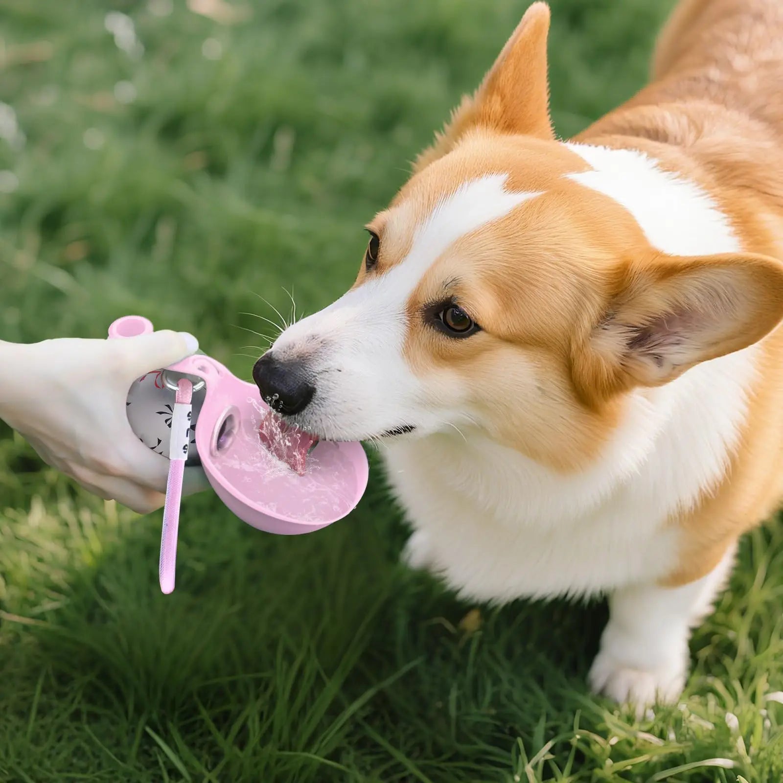 PawSip 2-in-1 Portable Dog Water Bottle