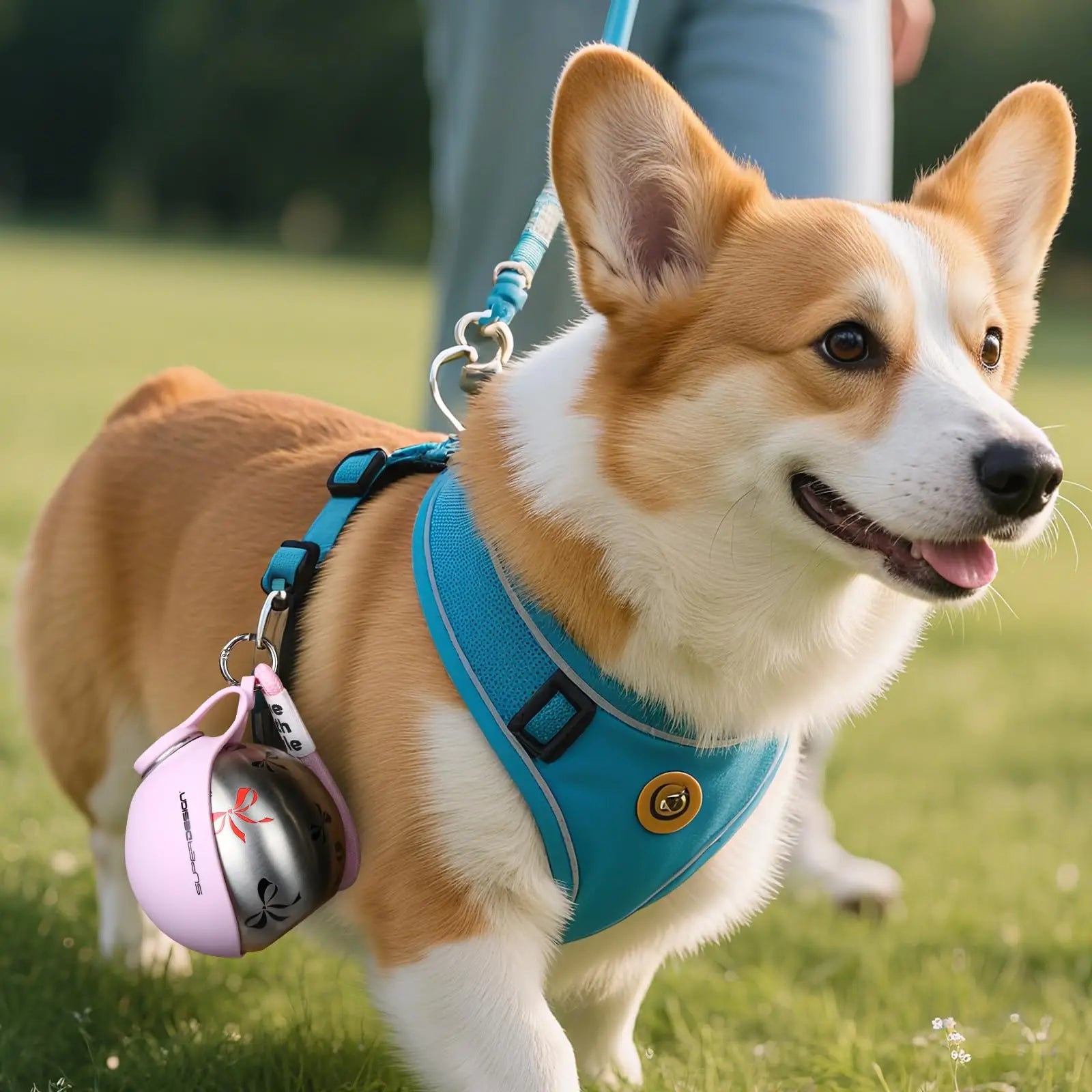 PawSip 2-in-1 Portable Dog Water Bottle